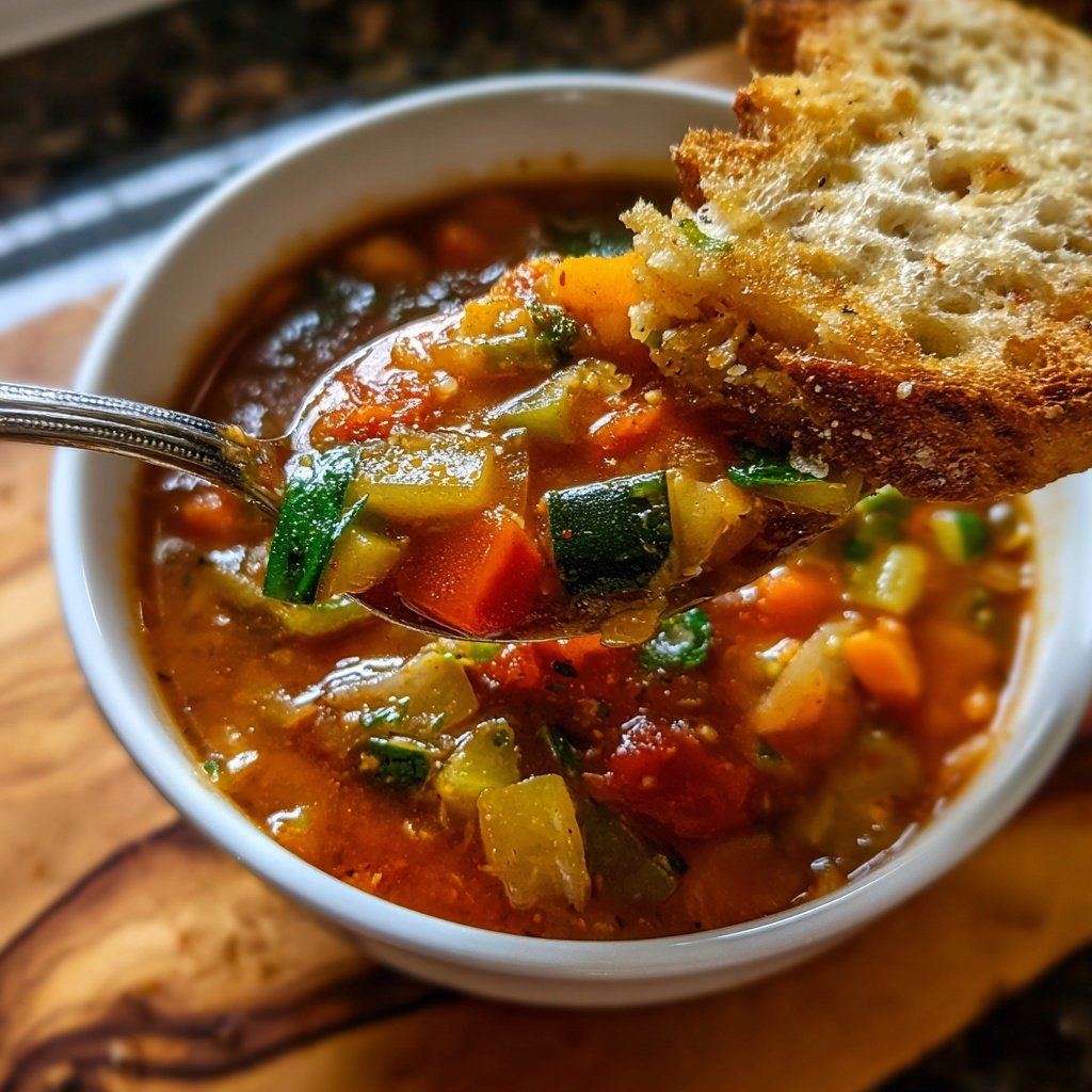 Simple Spring Minestrone Soup