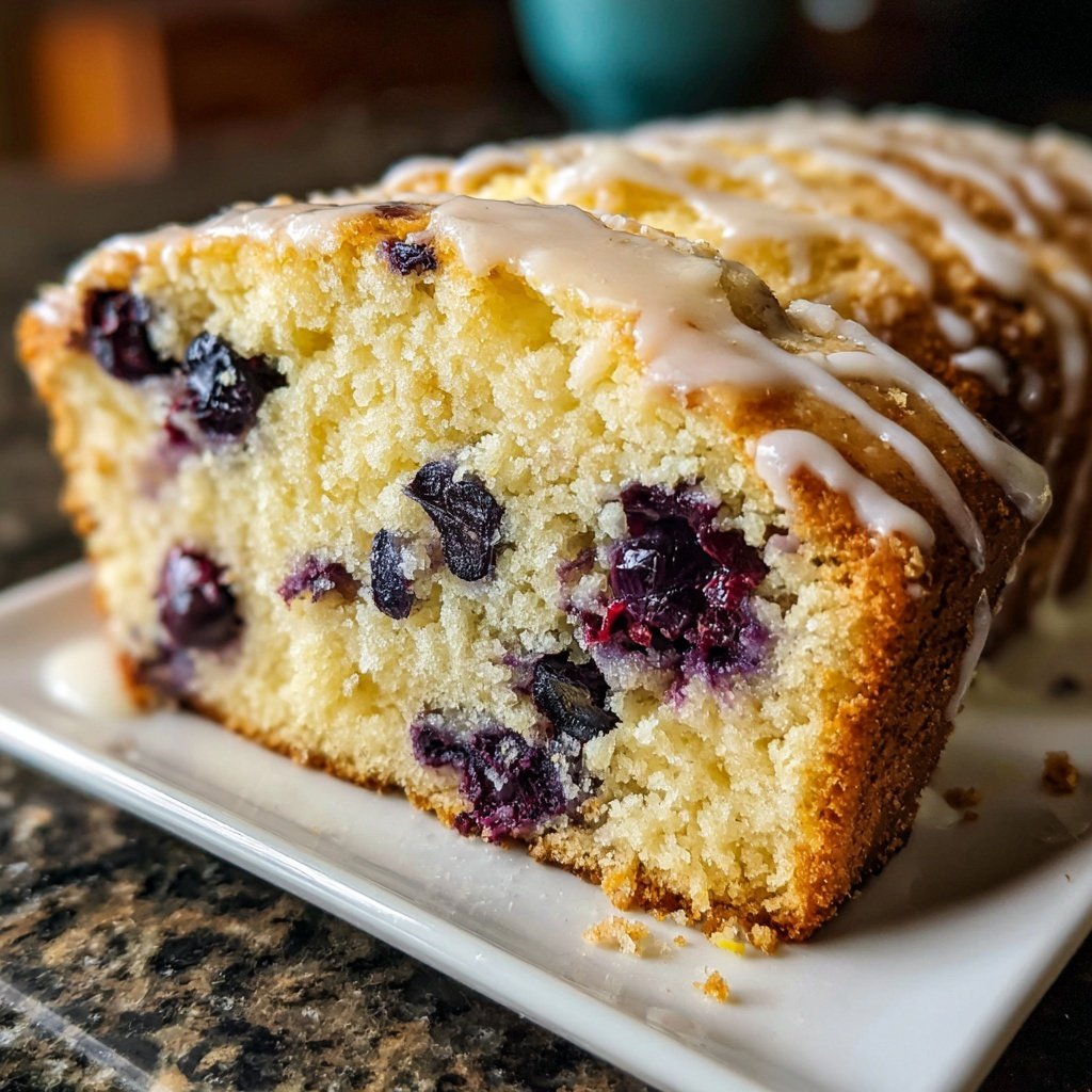 Baking & Desserts Lemon Blueberry Loaf Cake