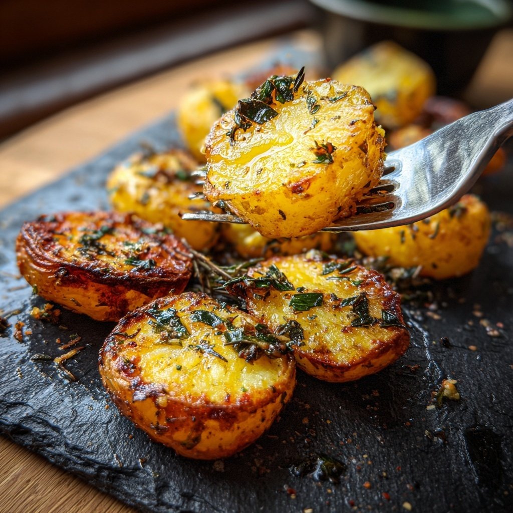 Garlic Herb Roasted Potatoes