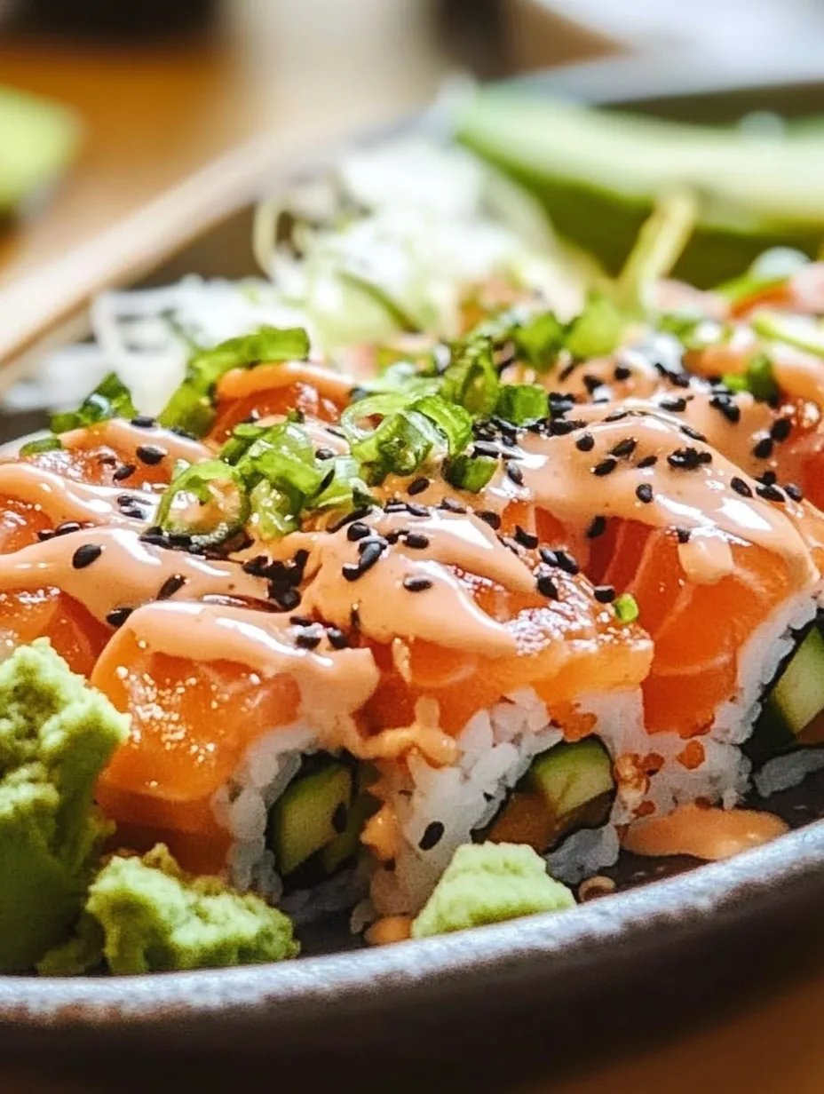 Spicy Salmon Sushi Bowls