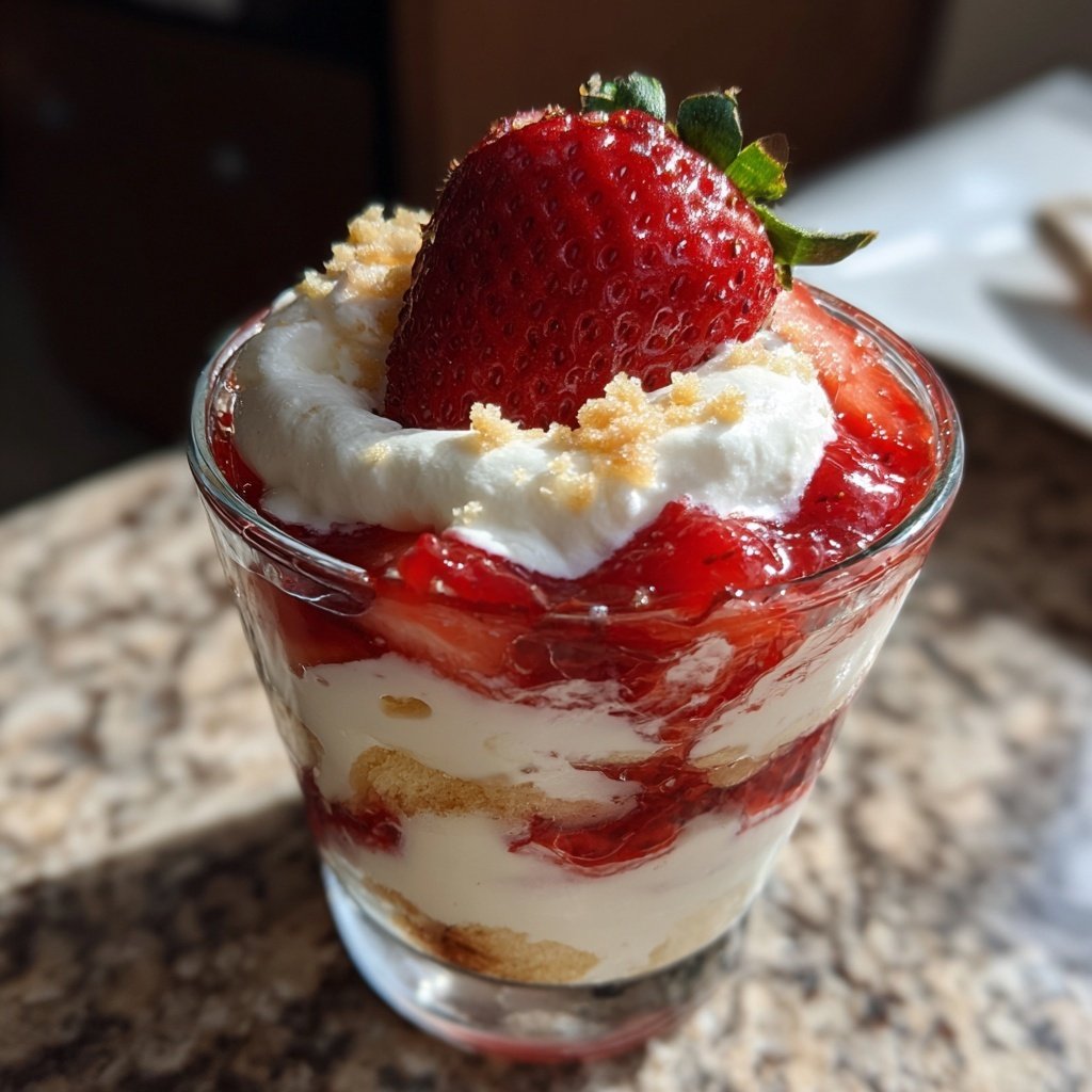 Fresh Strawberry Yogurt Parfait