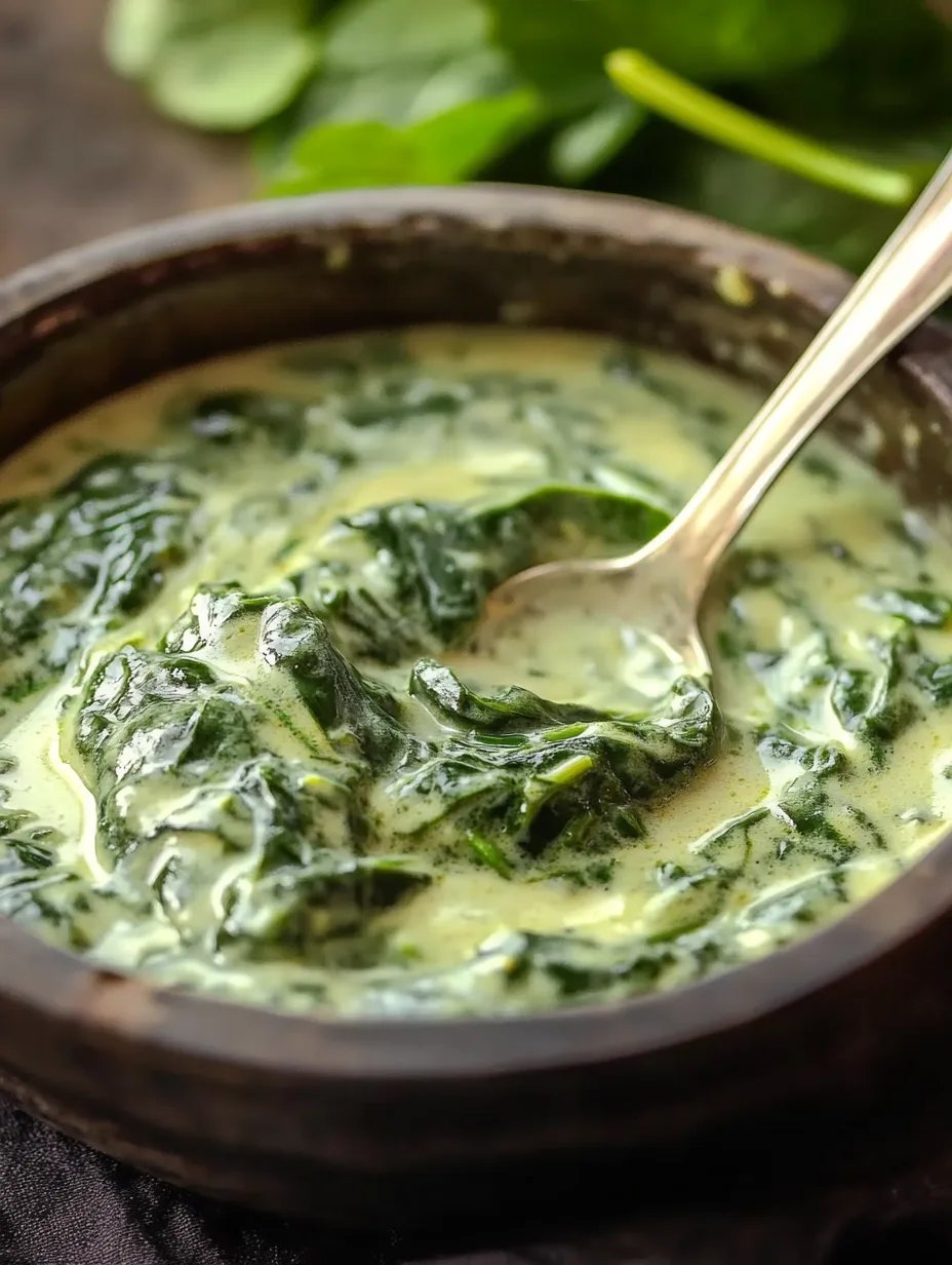 Steakhouse Creamed Spinach (Small Batch)