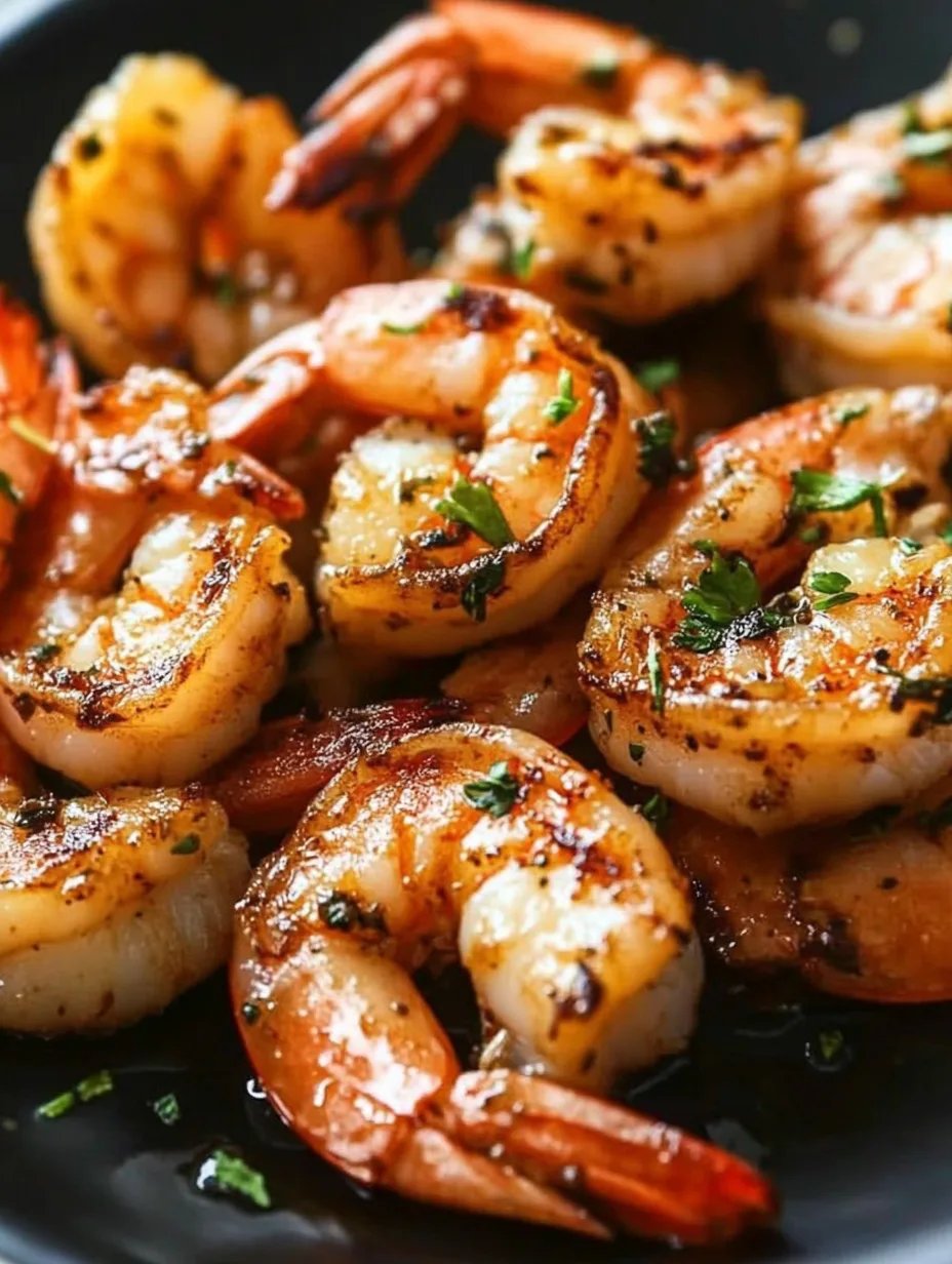 Easy Garlic Smoked Shrimp