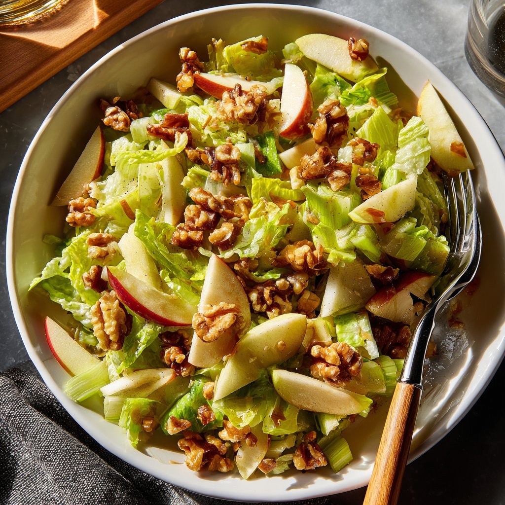 Celery Salad With Apple And Walnuts