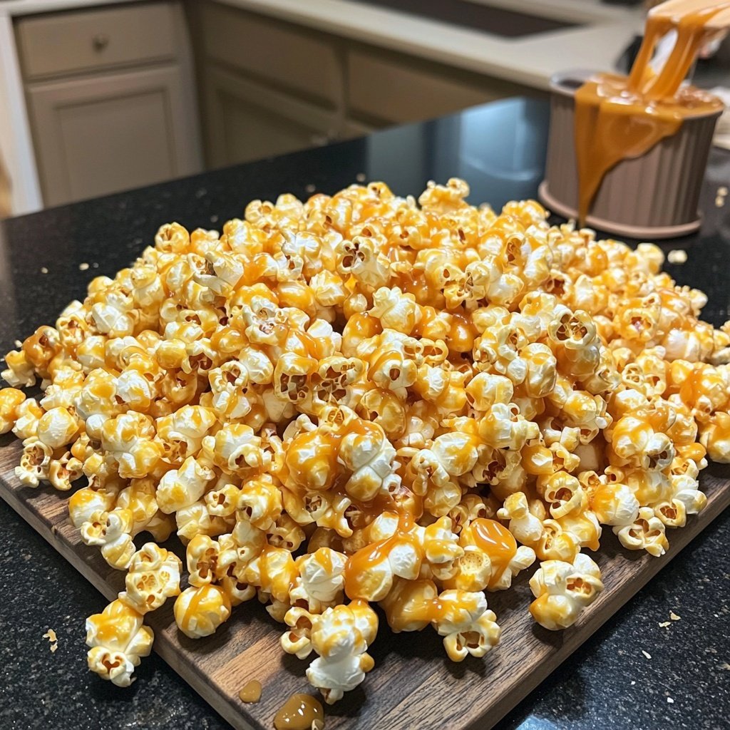 Quick Caramel Corn