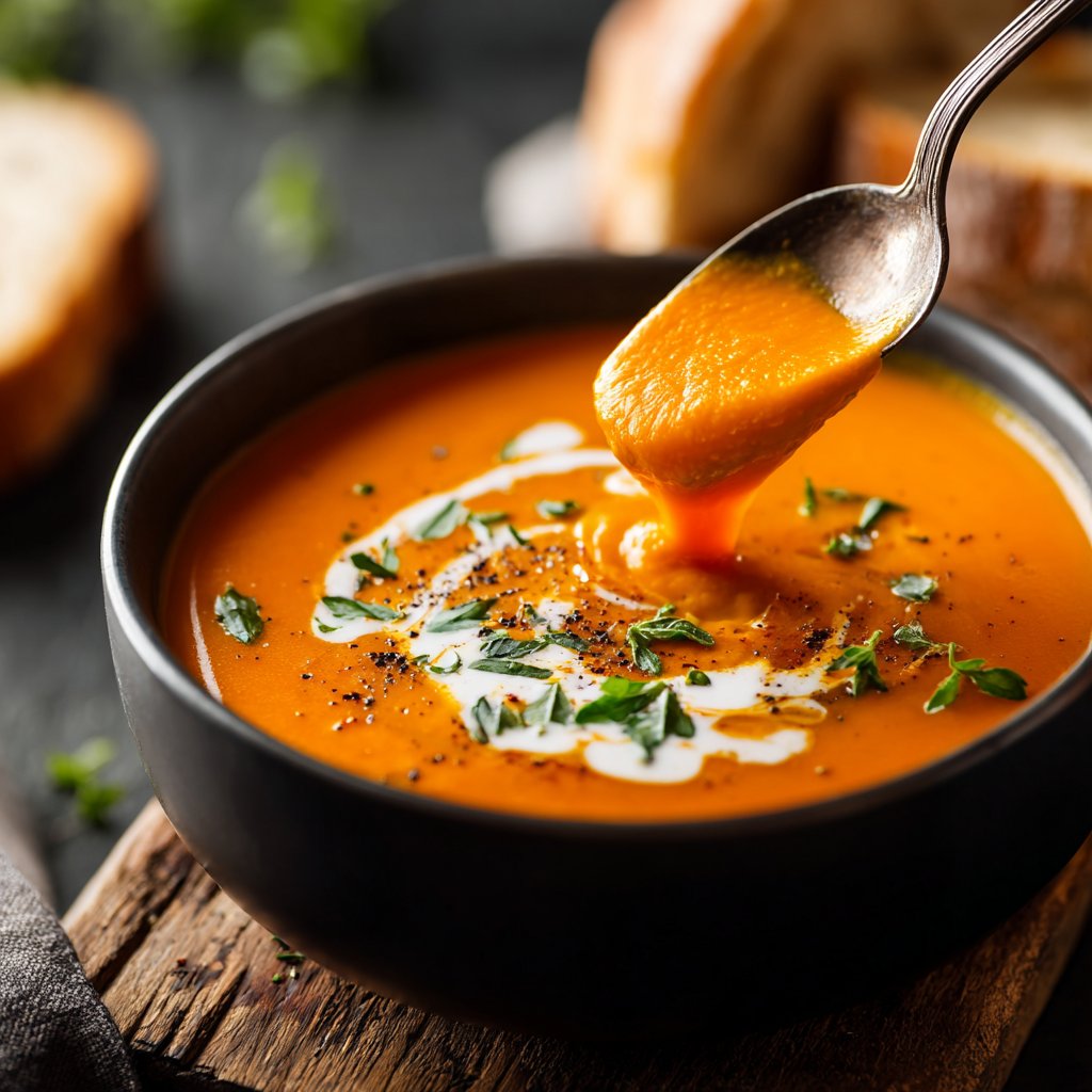 Creamy Carrot Ginger Soup