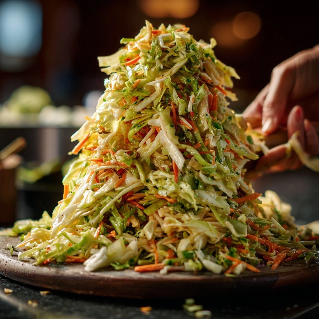Celery Cabbage Crunch Slaw